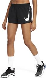 Nike Dri-Fit Swoosh Αθλητικό Γυναικείο Σορτς Μαύρο από το Cosmos Sport