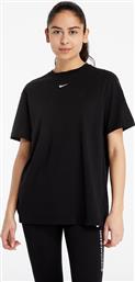 Nike Essential Αθλητικό Oversized Γυναικείο T-shirt Μαύρο
