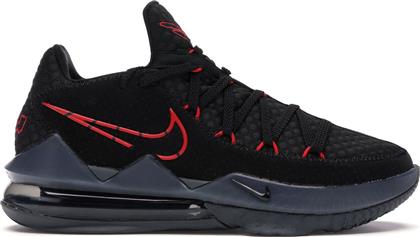 Nike LeBron 17 Low Ανδρικά Αθλητικά Παπούτσια Μπάσκετ Μαύρα από το Sneaker10