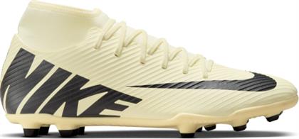 Nike Mercurial Superfly 9 Club FG/MG Ψηλά Ποδοσφαιρικά Παπούτσια με Τάπες Μπεζ από το Zakcret Sports