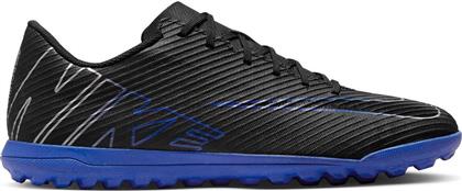 Nike Mercurial Vapor 15 Club TF Χαμηλά Ποδοσφαιρικά Παπούτσια με Σχάρα Μαύρα
