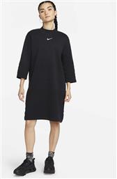 Nike Mini All Day Φόρεμα με Μανίκι 3/4 Μαύρο