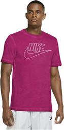 Nike Nsw Ανδρικό T-shirt Ροζ με Λογότυπο από το SportsFactory