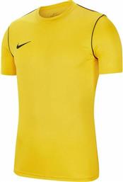 Nike Park 20 Αθλητικό Ανδρικό T-shirt Dri-Fit Κίτρινο με Λογότυπο