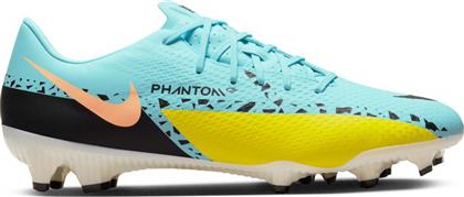 Nike Phantom GT2 Academy MG Χαμηλά Ποδοσφαιρικά Παπούτσια με Τάπες Glacier Ice / Yellow Strike / Sunset Glow / Black