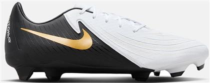 Nike Phantom GX 2 Academy MG Χαμηλά Ποδοσφαιρικά Παπούτσια με Τάπες Λευκό / Metallic Gold Coin / Μαύρο