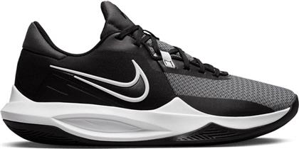Nike Precision IV Χαμηλά Μπασκετικά Παπούτσια Black / White / Iron Grey από το Cosmos Sport