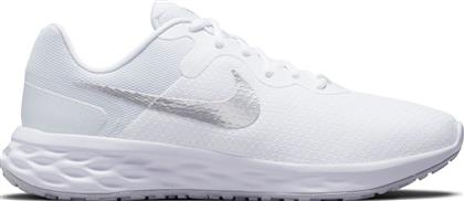Nike Revolution 6 Next Nature Γυναικεία Αθλητικά Παπούτσια Running White / Metallic Silver / Pure Platinum από το Cosmos Sport