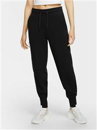 Nike Sportswear Tech Παντελόνι Γυναικείας Φόρμας με Λάστιχο Μαύρο Fleece