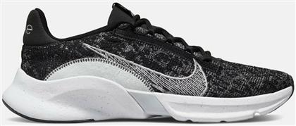 Nike SuperRep Go 3 Ανδρικά Αθλητικά Παπούτσια για Προπόνηση & Γυμναστήριο Μαύρα