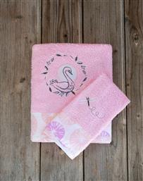 Nima Swan Παιδική Πετσέτα Θαλάσσης Ροζ 140x70εκ. από το Designdrops