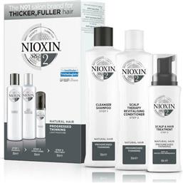 Nioxin Νο2 Σετ Περιποίησης Μαλλιών κατά της Τριχόπτωσης με Σαμπουάν 3τμχ από το Pharm24