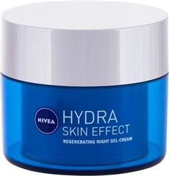 Nivea Hydra Skin Effect Regeneration 72ωρο Gel-Κρέμα Προσώπου Νυκτός για Ενυδάτωση με Υαλουρονικό Οξύ 50ml