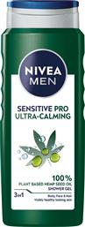 Nivea Sensitive Pro Ultra Calming Αφρόλουτρο σε Gel για Άνδρες 500mlΚωδικός: 35009439