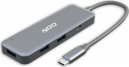 NOD Hybrid USB 3.1 Hub 4 Θυρών με σύνδεση USB-C από το e-shop