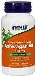 Ashwagandha Extract 450mg 90 φυτικές κάψουλες Now Foods από το Pharm24