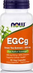 Now Foods EGCg Green Tea Extract 400mg 90 φυτικές κάψουλες
