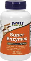 Now Foods Super Enzymes 90 Ταμπλέτες από το Pharm24