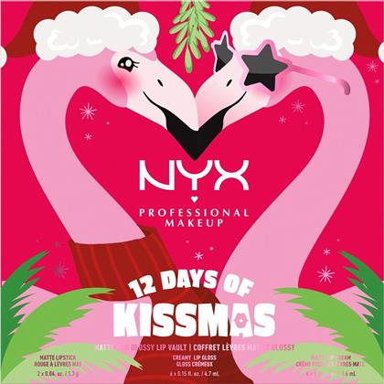 Nyx Professional Makeup Σετ Μακιγιάζ Advent Calendar για τα Χείλη με Νεσεσέρ 12τμχ