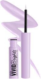 Nyx Professional Makeup Vivid Brights Πινέλο Eye Liner 07 Lilac Link 2ml