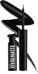 Nyx Professional Makeup Vivid Matte Long Stay Πινέλο Eye Liner Black 2ml