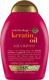 OGX Strength & Length + Keratin Oil Shampoo 385ml από το Pharm24