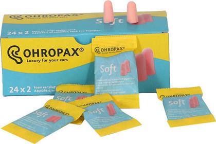 Ohropax Soft Ωτοασπίδες 48τμχ σε Ροζ Χρώμα 34200 από το Plus4u