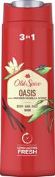 Old Spice Oasis Αφρόλουτρο σε Gel για Άνδρες για Μαλλιά & Σώμα Smoked Vanilla 400ml από το ΑΒ Βασιλόπουλος