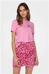 Only Γυναικείο T-shirt Ροζ από το Modivo