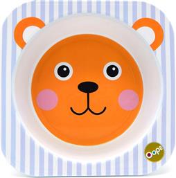 Oops Παιδικό Μπωλ Φαγητού Bear Πορτοκαλί από το Spitishop