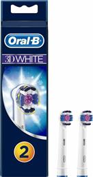 Oral-B 3D White Ανταλλακτικές Κεφαλές για Ηλεκτρική Οδοντόβουρτσα CleanMaximiser 2τμχ Κωδικός: 18242623 από το Pharm24