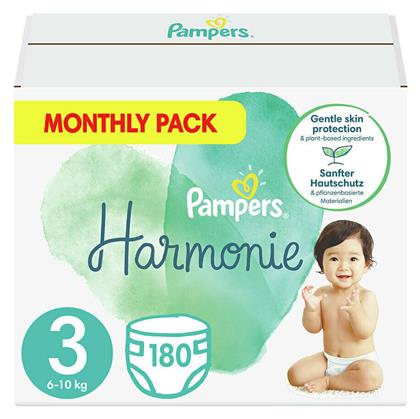 Harmonie Πάνες με Αυτοκόλλητο No. 3 για 6-10kg 180τμχ Pampers από το Pharm24