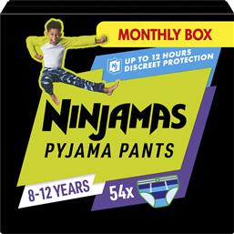 Pampers Ninjamas Boy Πάνες Βρακάκι για 27-43kg 54τμχ από το Pharm24