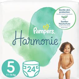 Pampers Harmonie Πάνες με Αυτοκόλλητο No. 5 για 11-16kg 24τμχ από το Pharm24