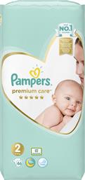 Pampers Premium Care Πάνες με Αυτοκόλλητο No. 2 για 4-8kg 46τμχ