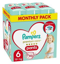 Premium Care Premium Care Pants Πάνες Βρακάκι No. 6 για 15+kg 93τμχ Pampers από το Pharm24