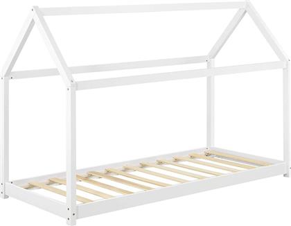 Παιδικό Κρεβάτι Τύπου Montessori Μονό για Στρώμα 90x200cm Λευκό Layla