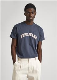 Pepe Jeans Ανδρικό T-shirt Κοντομάνικο Phantom Grey από το Plus4u