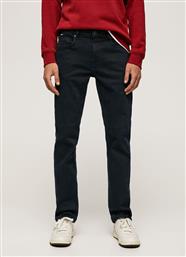 Pepe Jeans Hatch Ανδρικό Παντελόνι Τζιν σε Slim Εφαρμογή Μαύρο από το Tobros