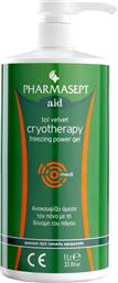 Pharmasept aid Tol Velvet Cryotherapy Freezing Power Gel Medi Γέλη Κρυοθεραπείας 1000ml από το Pharm24