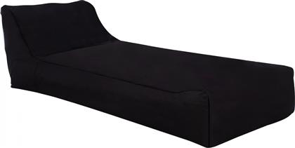 Πουφ Κρεβάτι Αδιάβροχο Tanea Μαύρο 190x80x60cm