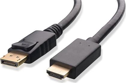 Powertech Cable DisplayPort male - HDMI male 3m (CAB-DP028)