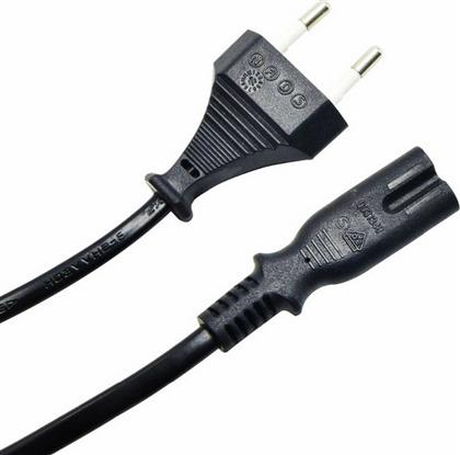Powertech Euro - IEC C7 Cable 1.5m Μαύρο (CAB-P017) από το Public