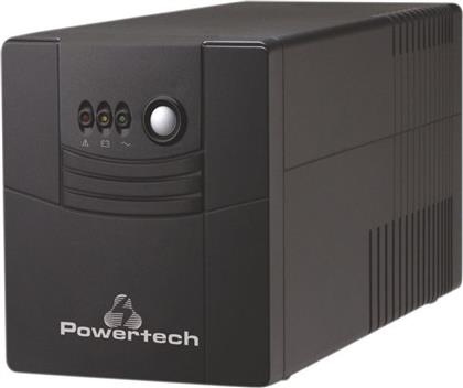 Powertech UPS Line-Interactive 1500VA 900W με 4 Schuko Πρίζες