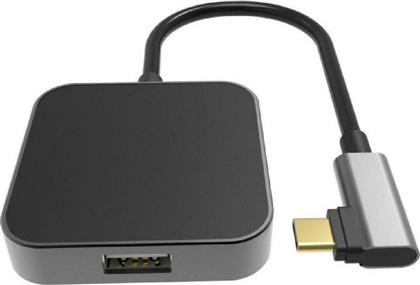 Powertech USB-C Docking Station με HDMI 4K PD Γκρι (PTH-051)