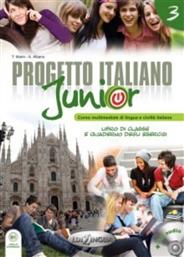 PROGETTO ITALIANO JUNIOR 3 STUDENTE ED ESERCIZI (+CD)