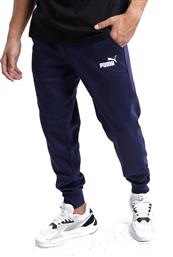 Puma Παντελόνι Φόρμας με Λάστιχο Fleece Navy Μπλε από το Cosmos Sport