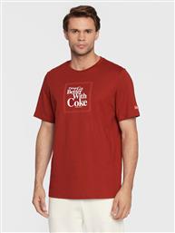 Puma X Coca Cola Ανδρικό T-shirt Μπορντό με Στάμπα