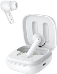 QCY T13 ANC In-ear Bluetooth Handsfree Ακουστικά με Αντοχή στον Ιδρώτα και Θήκη Φόρτισης Λευκά από το Plus4u