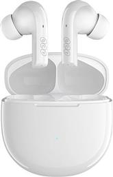 QCY T18 In-ear Bluetooth Handsfree Ακουστικά με Θήκη Φόρτισης Λευκά από το Plus4u